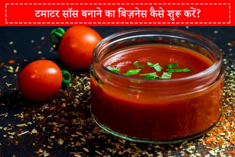 टमाटर सॉस बनाने का बिज़नेस कैसे शुरू करें - How To Start Tomato Sauce Making Business in Hindi