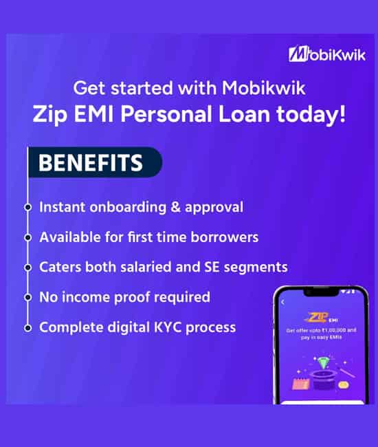 MobiKwik ZIP EMI - Personal Loan Ke Liye Best App
