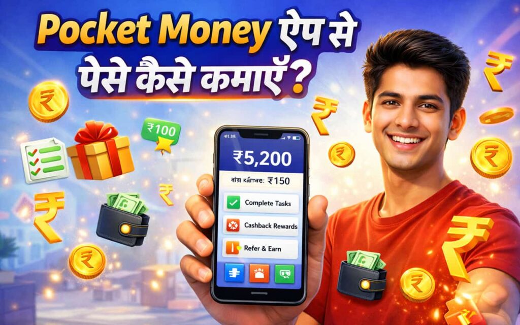 Pocket Money App Se Paise Kaise Kamaye
