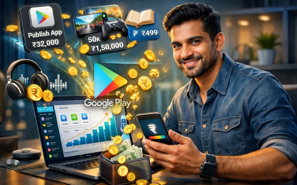 How To Earn Money From Google Play Store- Google Play Store Se Paise Kaise Kamaye