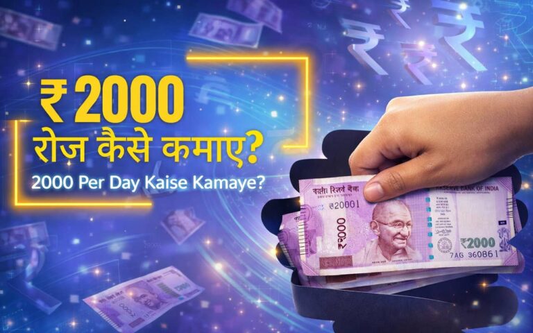 Daily 2000 Kaise Kamaye - ₹ 2000 रोज कैसे कमाए